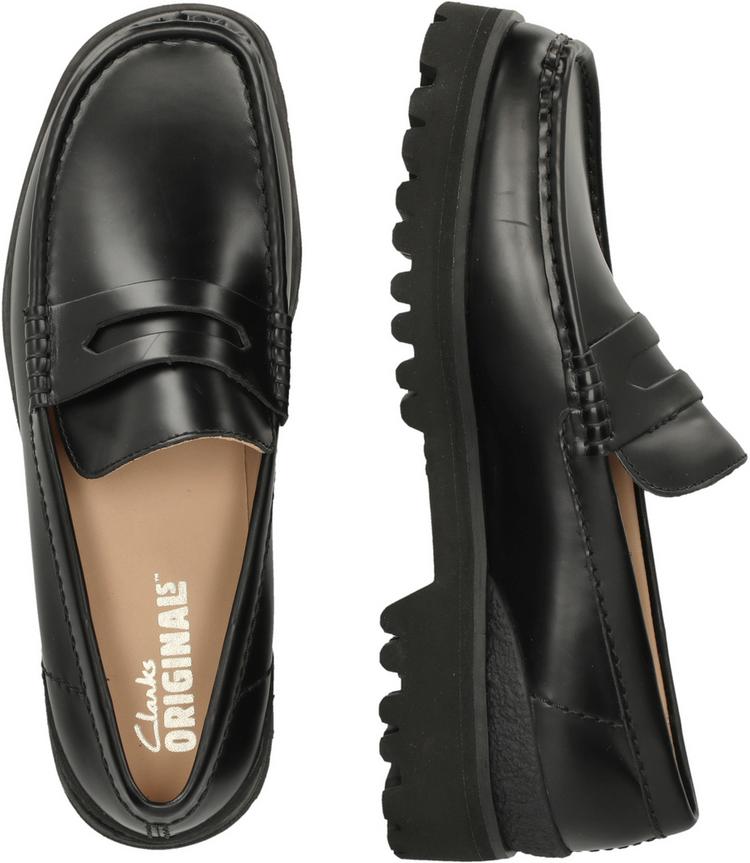 Clarks Originals Clarks Originals Yukoner Penny Halbschuhe Herren - 1216 Black Leather - 3 | SportScheck