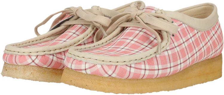 Clarks Originals Clarks Originals Wallebee Halbschuhe Damen - 5342E Pink Check - 1 | SportScheck