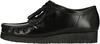 Clarks Originals Wallabee Halbschuhe Herren - 1216A Blk HiShine Lea