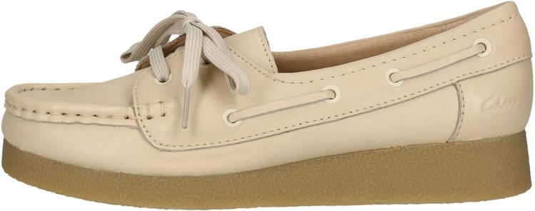 Clarks Clarks Wallabee EVO Sea Halbschuhe Damen - 1227 Cream Leather - 0 | SportScheck