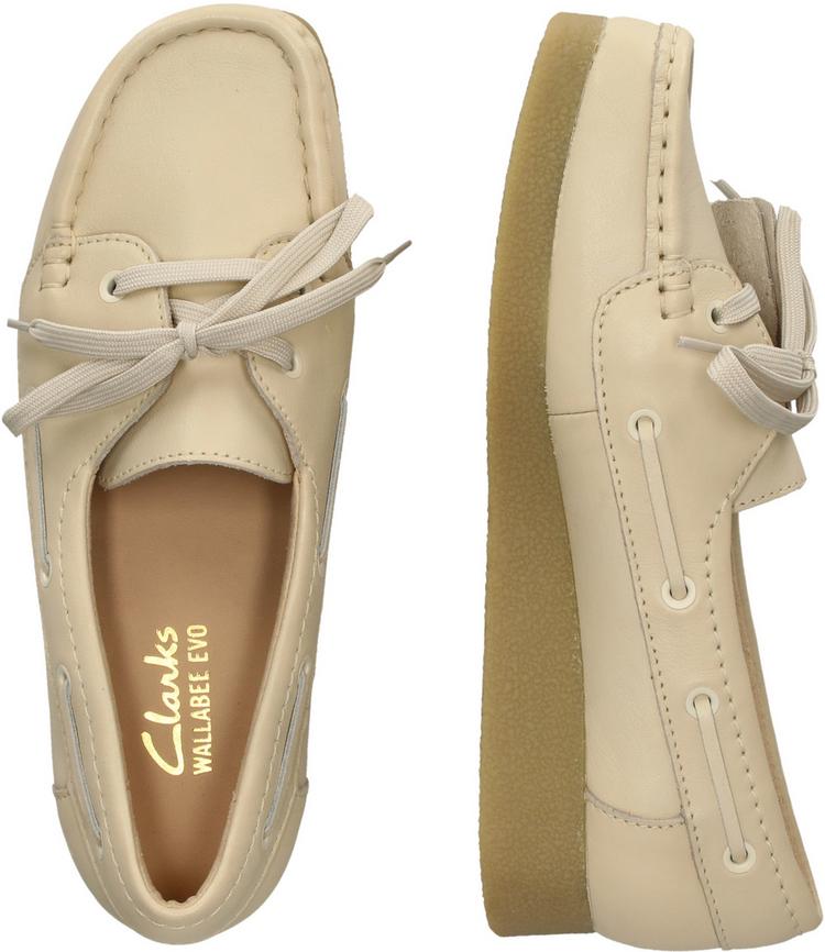 Clarks Clarks Wallabee EVO Sea Halbschuhe Damen - 1227 Cream Leather - 2 | SportScheck