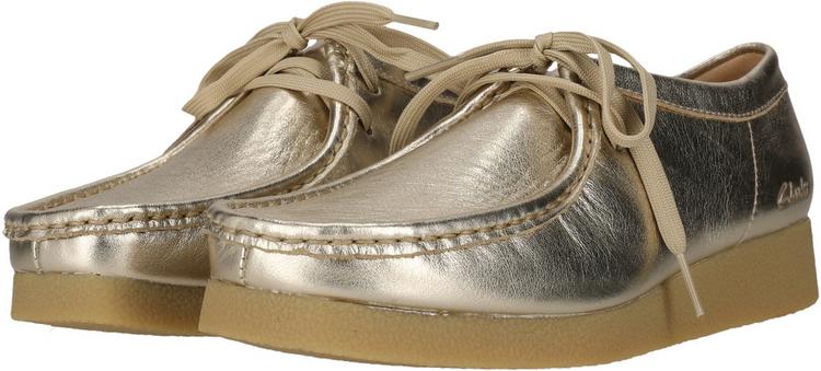 Clarks Clarks Wallabee EVO Halbschuhe Damen - 5049A Gold Leather - 1 | SportScheck
