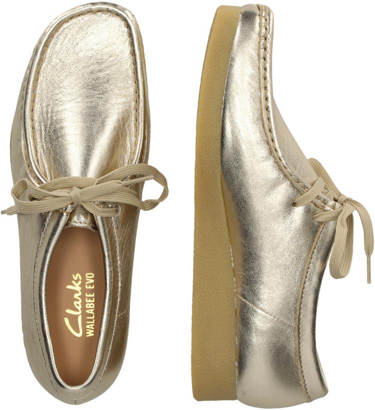 Clarks Clarks Wallabee EVO Halbschuhe Damen - 5049A Gold Leather - 2 | SportScheck