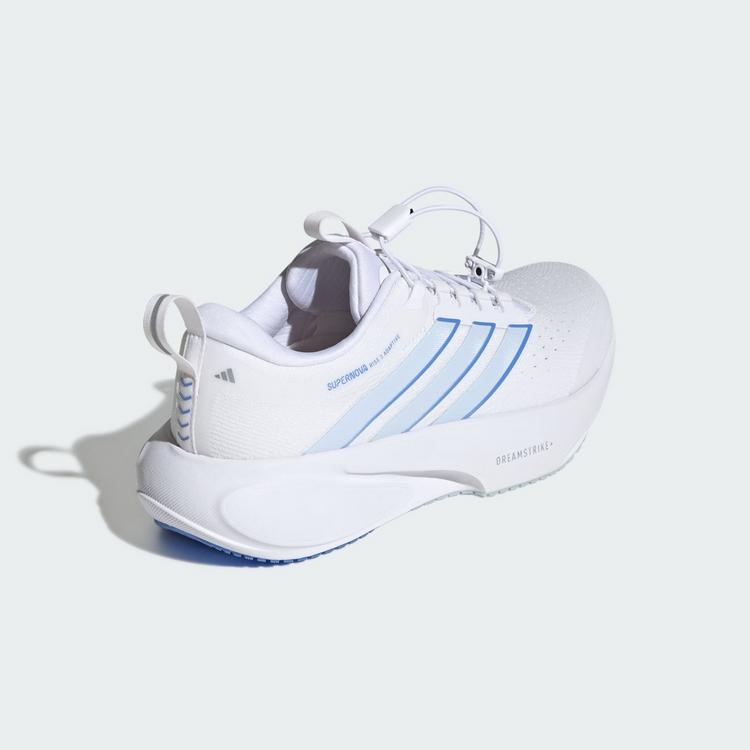 adidas adidas SUPERNOVA RISE 3 ADAPTIVE LAUFSCHUH Laufschuhe Damen - Cloud White / Blue Fusion / Silver Metallic - 4 | SportScheck