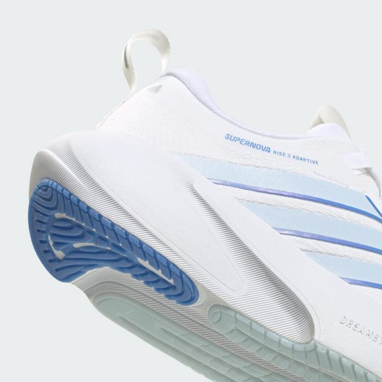 adidas adidas SUPERNOVA RISE 3 ADAPTIVE LAUFSCHUH Laufschuhe Damen - Cloud White / Blue Fusion / Silver Metallic - 6 | SportScheck