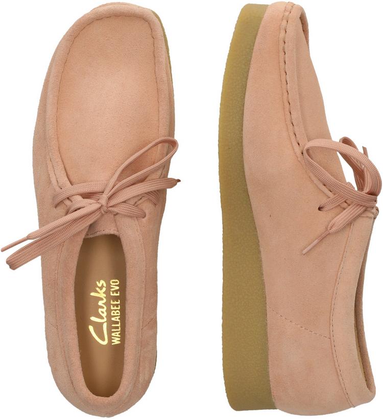Clarks Clarks Wallabee EVO Halbschuhe Damen - 5342C Light Pink Suede - 2 | SportScheck