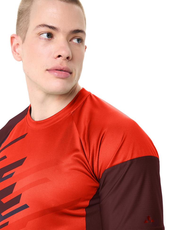 VAUDE VAUDE Men's Moab T-Shirt VI T-Shirt Herren - glowing red/black - 1 | SportScheck