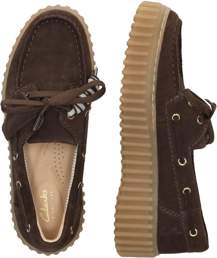 Clarks Clarks Torhill Boat Halbschuhe Damen - 5230 Dark Brown Suede - 2 | SportScheck