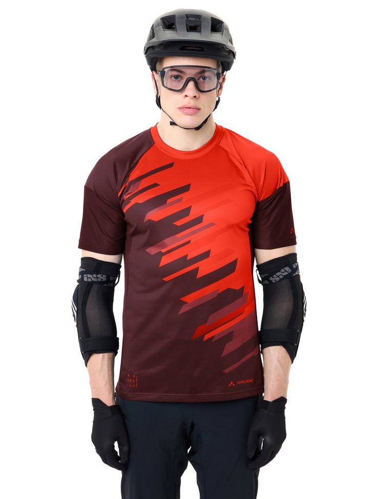 VAUDE VAUDE Men's Moab T-Shirt VI T-Shirt Herren - glowing red/black - 2 | SportScheck