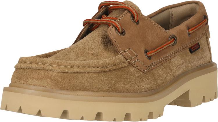 Clarks Clarks Cleyhill Boat Halbschuhe Damen - 5232A Dark Sand Combi - 0 | SportScheck