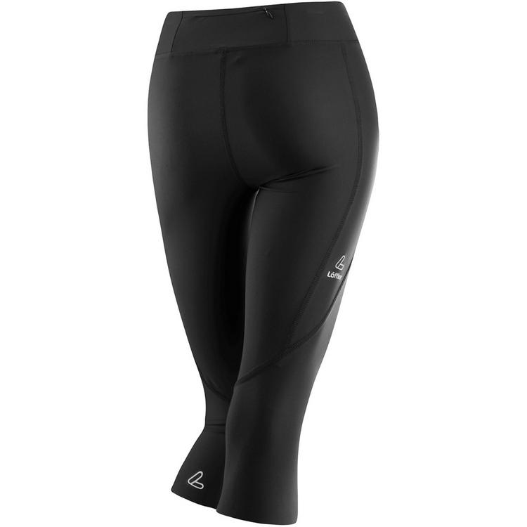 L&ouml;ffler L&ouml;ffler W 3/4 TIGHTS Funktionsshorts Damen - Schwarz012 - 0 | SportScheck