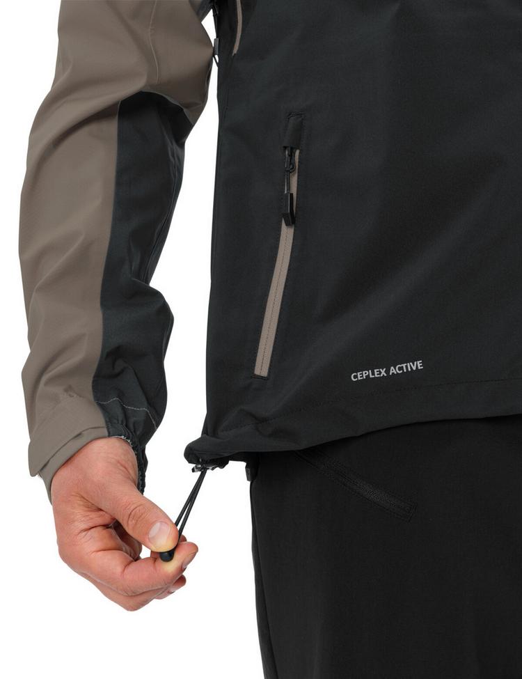 VAUDE VAUDE Men's Moab Rain Jacket Outdoorjacke Herren - coconut - 0 | SportScheck