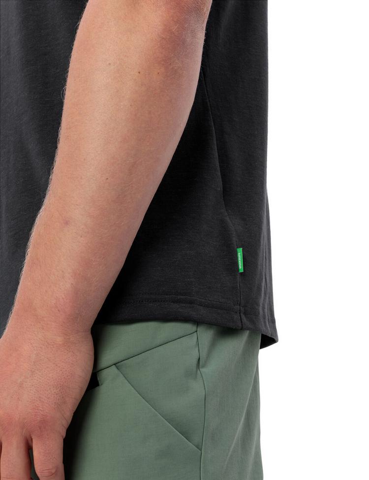 VAUDE VAUDE Men's Sveit Shirt T-Shirt Herren - black/agave - 0 | SportScheck