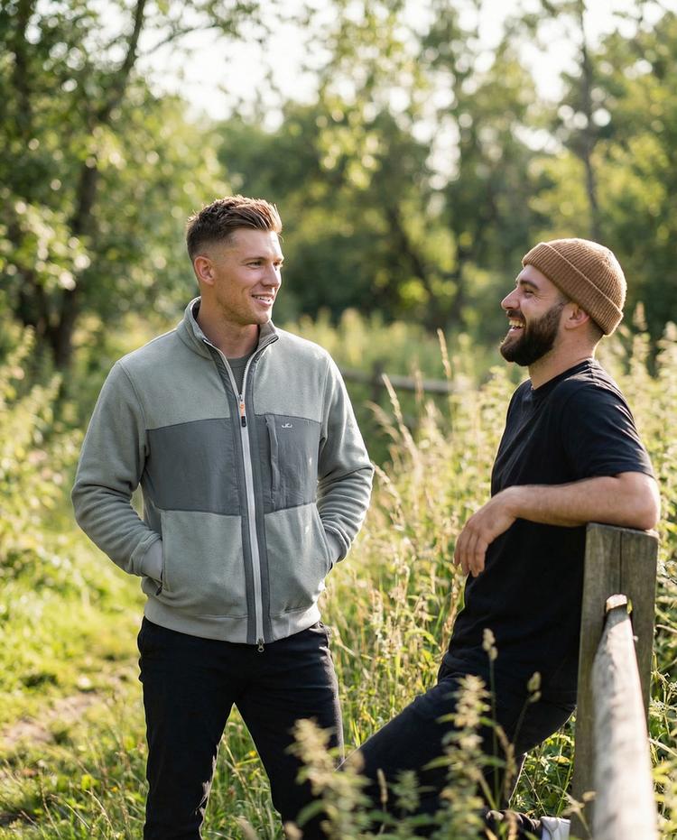 Jeff Green Jeff Green Hayo Fleecejacke Herren - Smoke - 2 | SportScheck