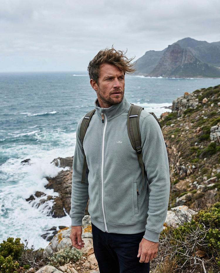 Jeff Green Jeff Green Frieso Fleecejacke Herren - Smoke - 3 | SportScheck