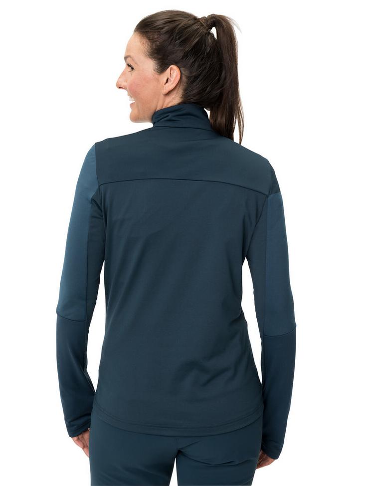 VAUDE VAUDE Women's Livigno Halfzip II Sweatshirt Damen - dark sea uni - 1 | SportScheck