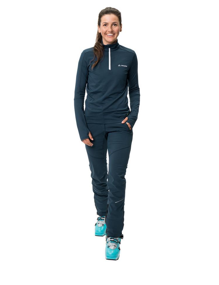 VAUDE VAUDE Women's Livigno Halfzip II Sweatshirt Damen - dark sea uni - 2 | SportScheck