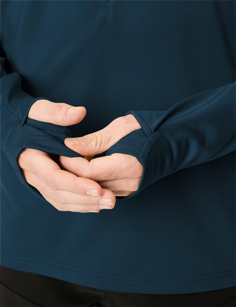 VAUDE VAUDE Men's Livigno Halfzip II Sweatshirt Herren - dark sea - 1 | SportScheck