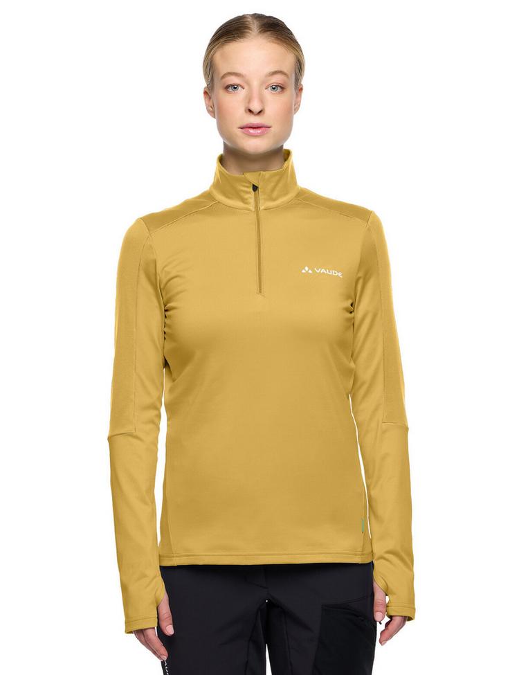 VAUDE VAUDE Women's Livigno Halfzip II Sweatshirt Damen - savanna - 0 | SportScheck