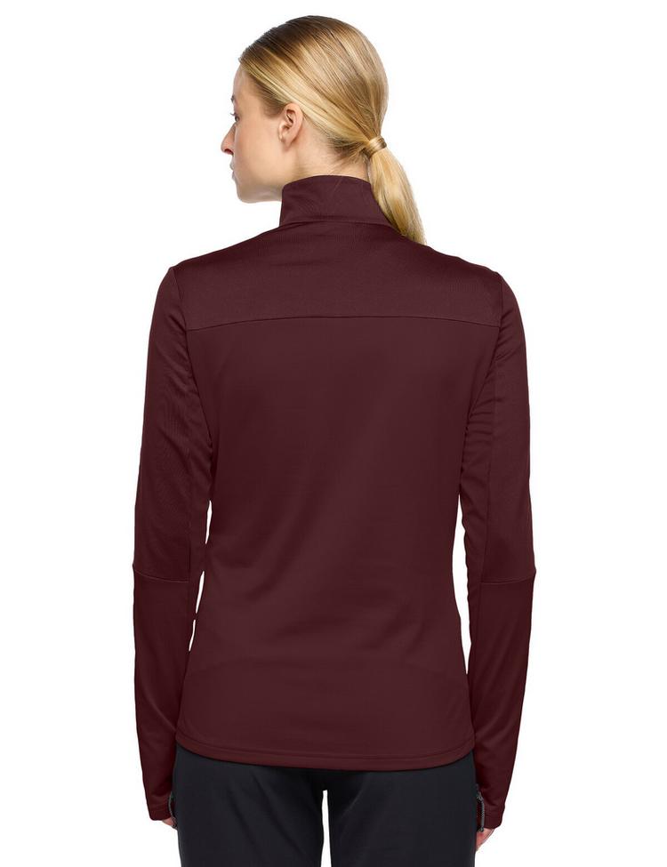 VAUDE VAUDE Women's Livigno Halfzip II Sweatshirt Damen - dark oak - 1 | SportScheck