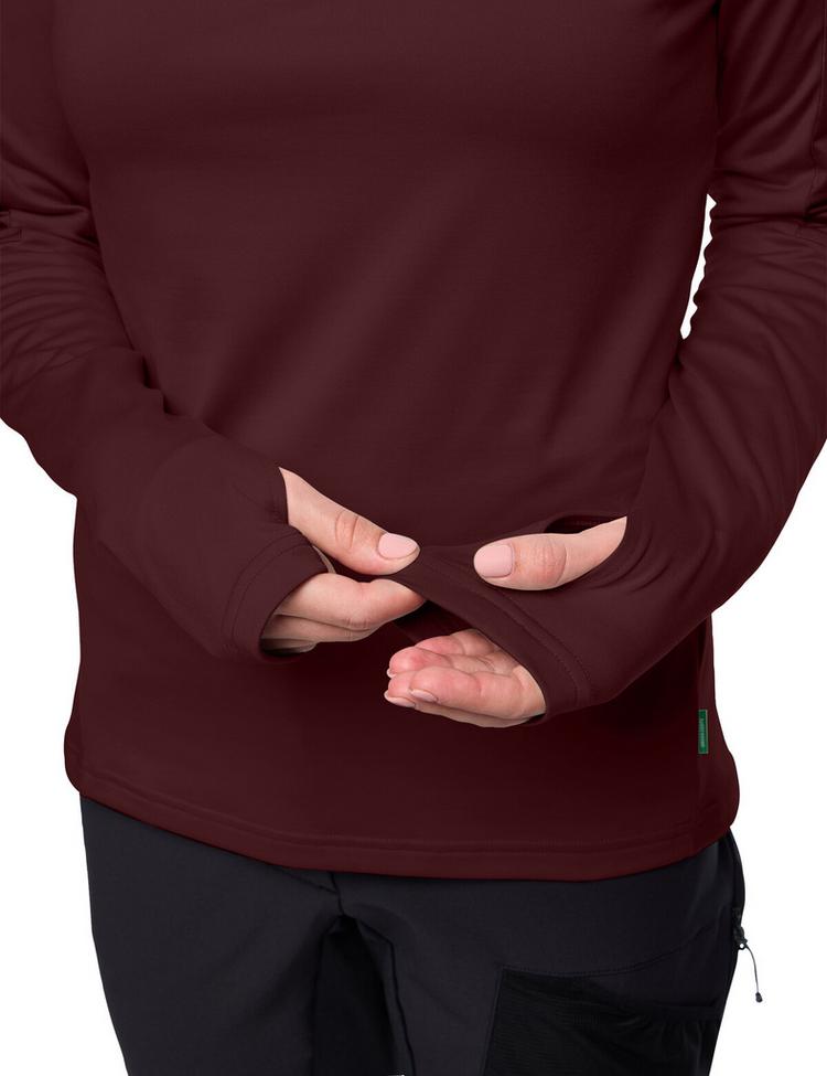 VAUDE VAUDE Women's Livigno Halfzip II Sweatshirt Damen - dark oak - 1 | SportScheck