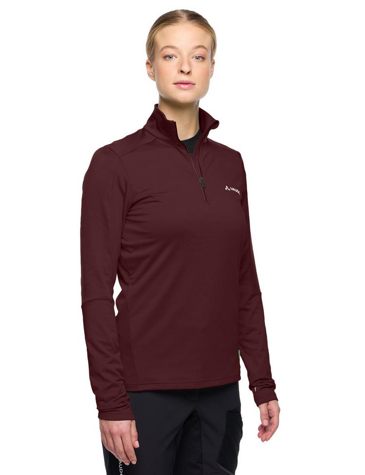 VAUDE VAUDE Women's Livigno Halfzip II Sweatshirt Damen - dark oak - 2 | SportScheck