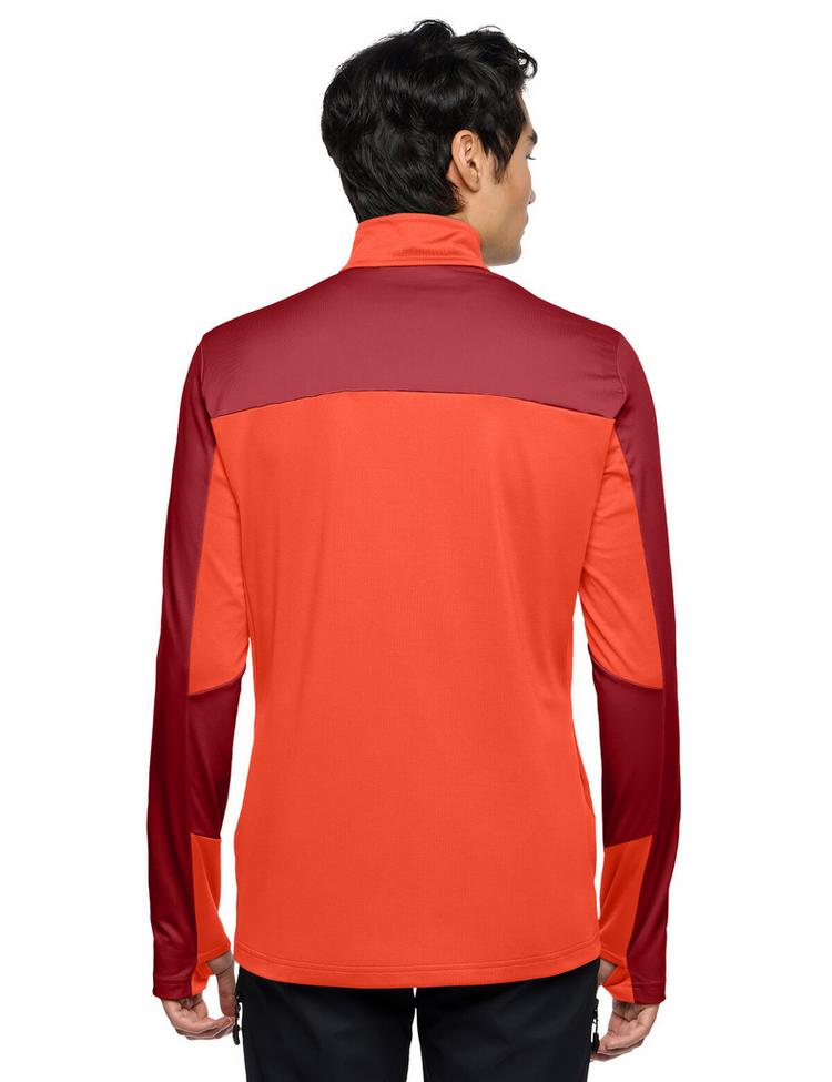 VAUDE VAUDE Men's Livigno Halfzip II Sweatshirt Herren - carmine/glowing red - 1 | SportScheck