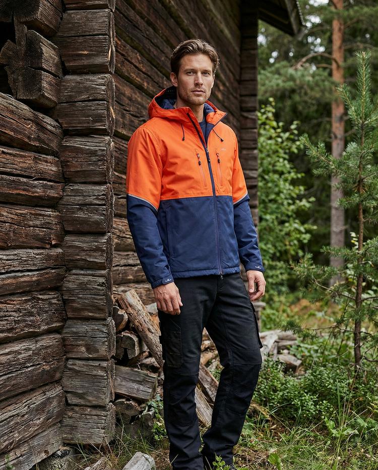 Jeff Green Jeff Green Funktionsjacke Herren - Peacot/Tangerine Tango - 3 | SportScheck