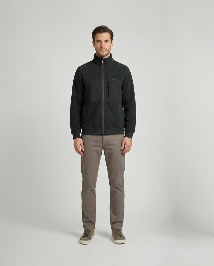 Jeff Green Jeff Green Hayo Fleecejacke Herren - Black - 0 | SportScheck