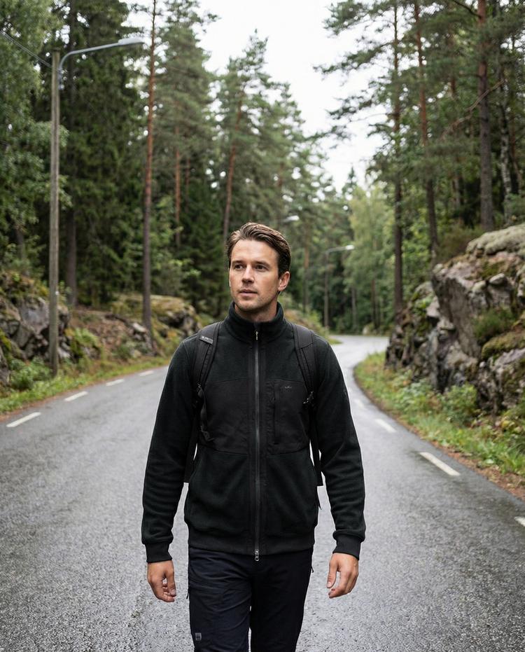 Jeff Green Jeff Green Hayo Fleecejacke Herren - Black - 2 | SportScheck