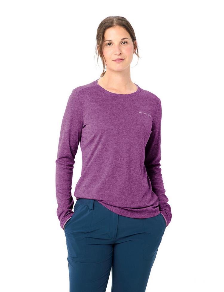 VAUDE VAUDE Women's Essential LS T-Shirt T-Shirt Damen - magenta - 2 | SportScheck