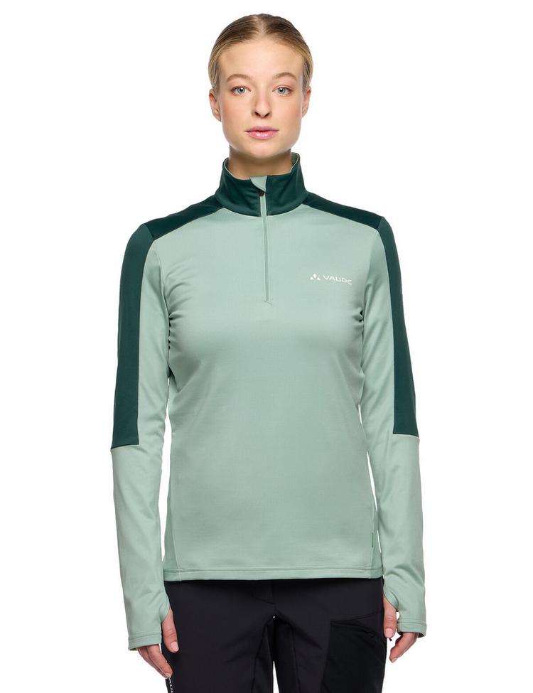 VAUDE VAUDE Women's Livigno Halfzip II Sweatshirt Damen - dusty fern - 0 | SportScheck