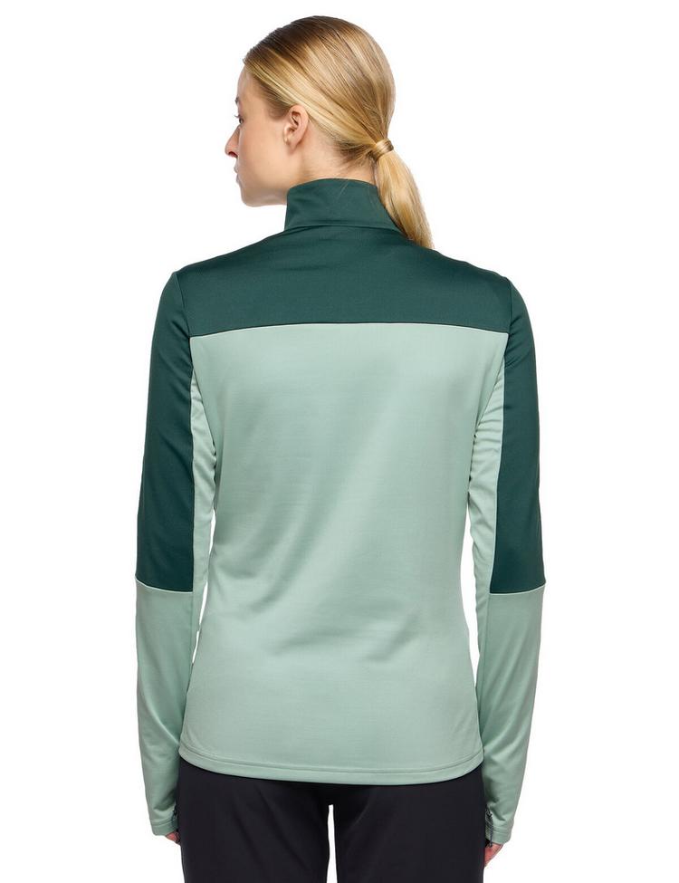 VAUDE VAUDE Women's Livigno Halfzip II Sweatshirt Damen - dusty fern - 1 | SportScheck