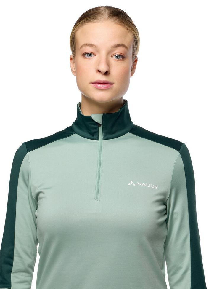 VAUDE VAUDE Women's Livigno Halfzip II Sweatshirt Damen - dusty fern - 0 | SportScheck