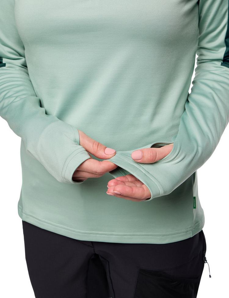 VAUDE VAUDE Women's Livigno Halfzip II Sweatshirt Damen - dusty fern - 1 | SportScheck