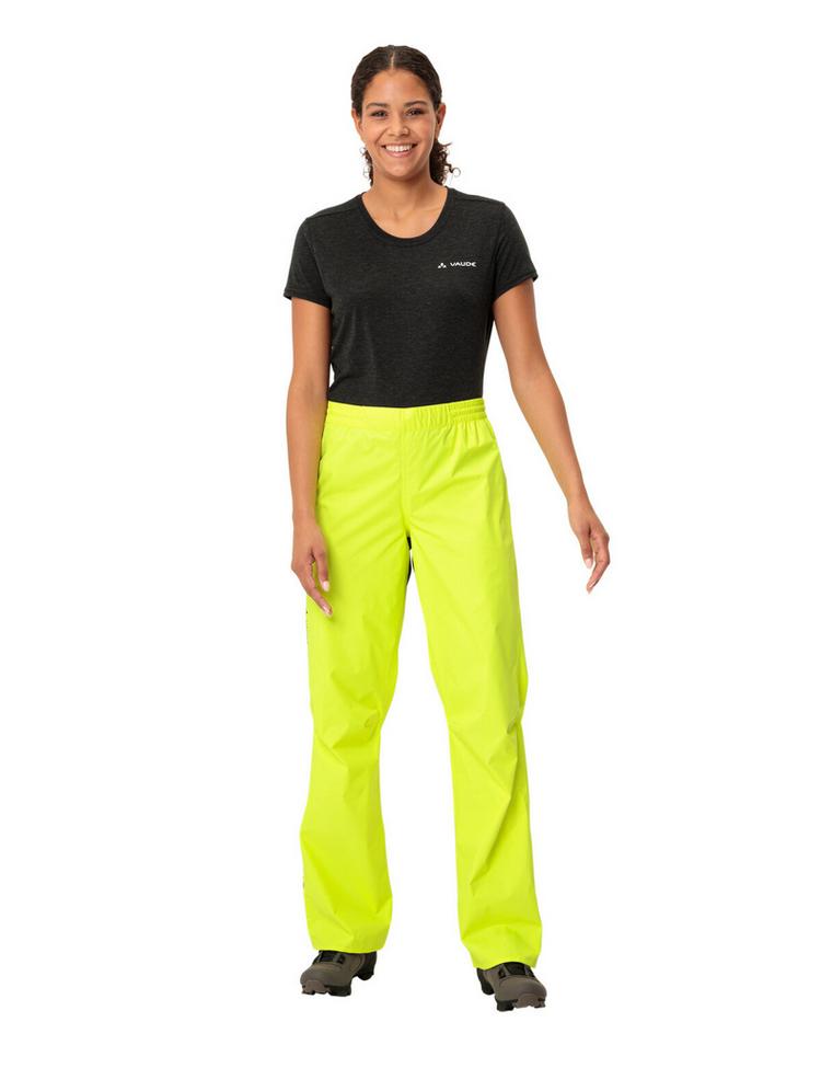VAUDE VAUDE Women's Drop Pants II Funktionshose Damen - neon yellow/neon yellow - 7 | SportScheck