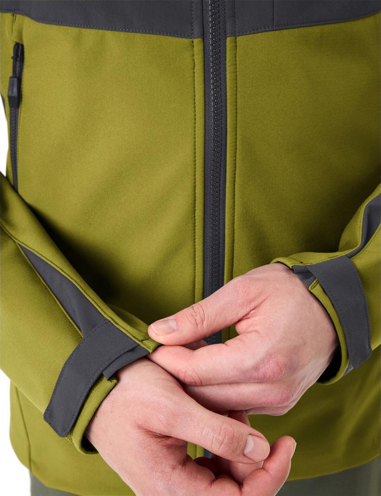 VAUDE VAUDE Men's Roccia Softshell Jacket II Outdoorjacke Herren - dark leaf - 1 | SportScheck