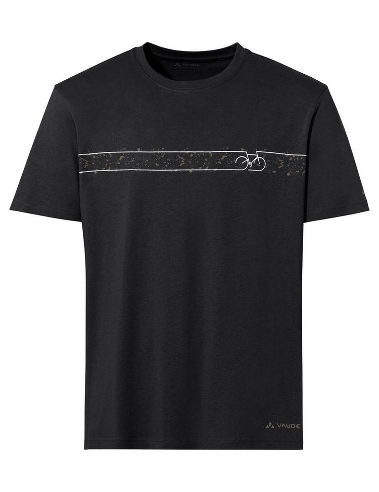 VAUDE VAUDE Men's Cyclist T-Shirt V T-Shirt Herren - black/black - 0 | SportScheck