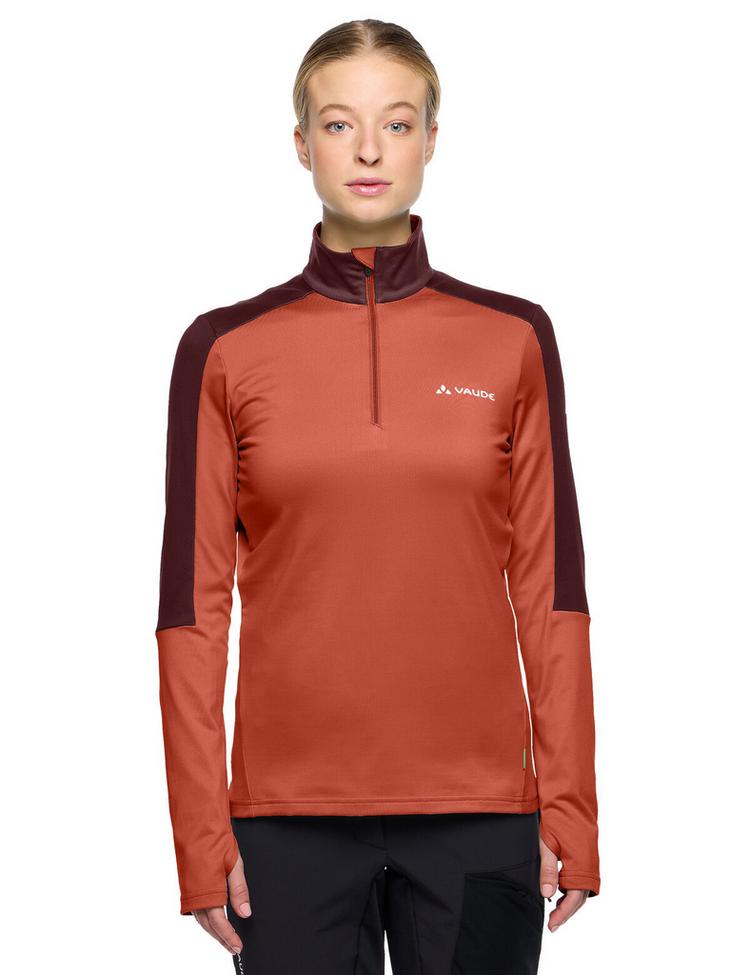 VAUDE VAUDE Women's Livigno Halfzip II Sweatshirt Damen - buckeye - 0 | SportScheck