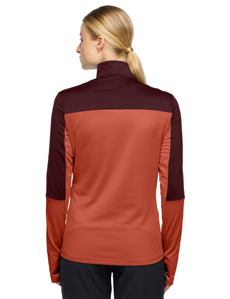 VAUDE VAUDE Women's Livigno Halfzip II Sweatshirt Damen - buckeye - 1 | SportScheck