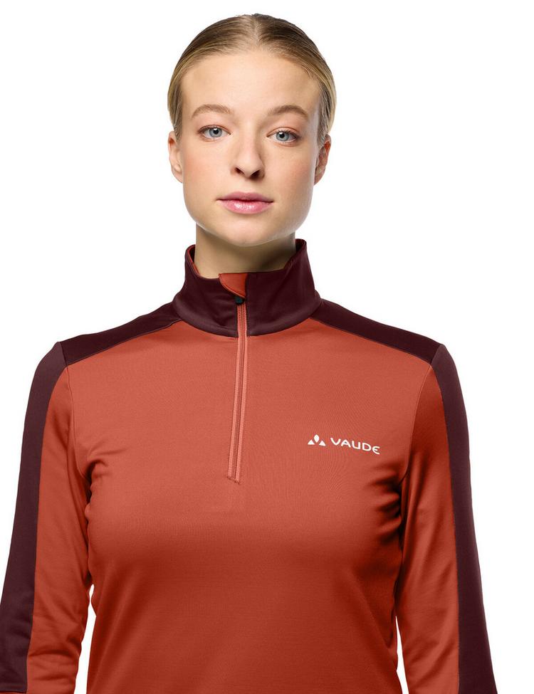 VAUDE VAUDE Women's Livigno Halfzip II Sweatshirt Damen - buckeye - 0 | SportScheck