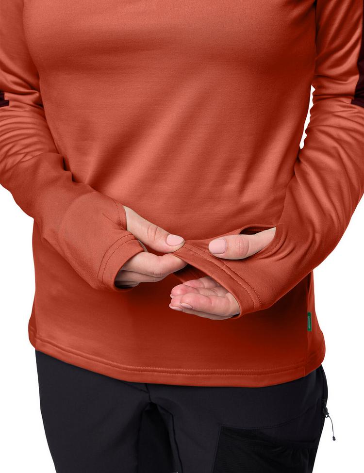 VAUDE VAUDE Women's Livigno Halfzip II Sweatshirt Damen - buckeye - 1 | SportScheck