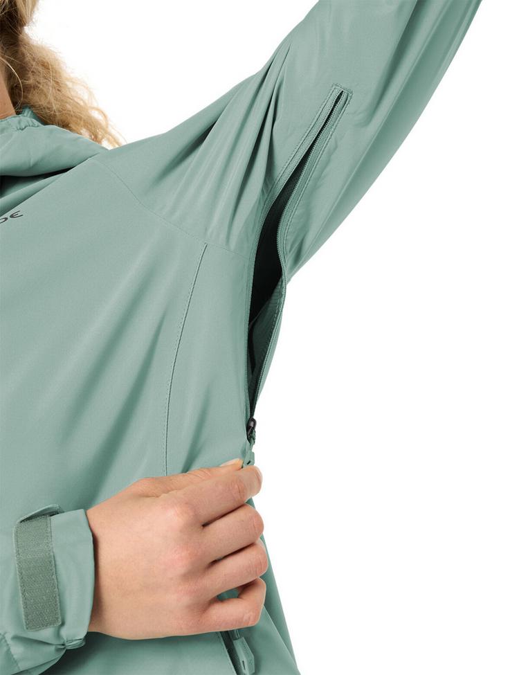 VAUDE VAUDE Women's Moab Rain Jacket II Outdoorjacke Damen - dusty fern - 0 | SportScheck