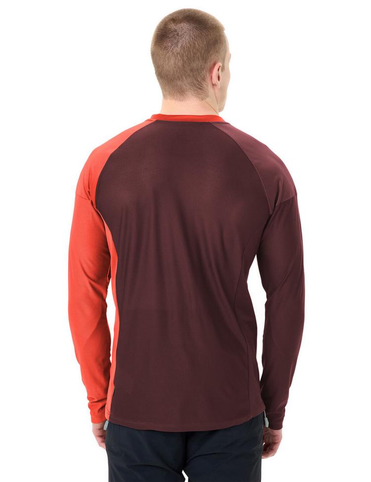 VAUDE VAUDE Men's Moab LS T-Shirt VI T-Shirt Herren - glowing red/black - 1 | SportScheck