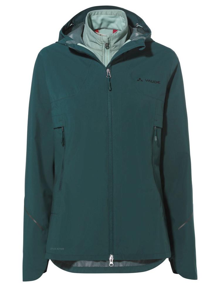 VAUDE VAUDE Women's Yaras 3in1 Jacket Doppeljacke Damen - deep pond - 0 | SportScheck