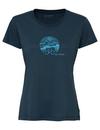 VAUDE Women's Cyclist T-Shirt V T-Shirt Damen - dark sea/dark sea