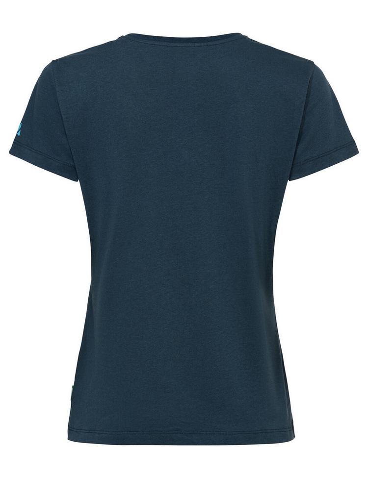 VAUDE VAUDE Women's Cyclist T-Shirt V T-Shirt Damen - dark sea/dark sea - 0 | SportScheck