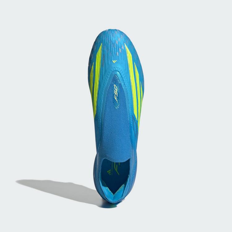 adidas adidas F50 ELITE Laceless Firm Ground Fu&szlig;ballschuhe - Lucid Ray Blue / Team Solar Yellow 2 / Lucid Aquamarine - 0 | SportScheck