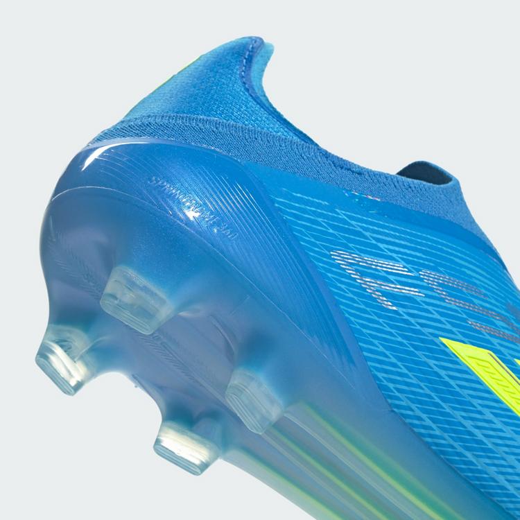 adidas adidas F50 ELITE Laceless Firm Ground Fu&szlig;ballschuhe - Lucid Ray Blue / Team Solar Yellow 2 / Lucid Aquamarine - 5 | SportScheck