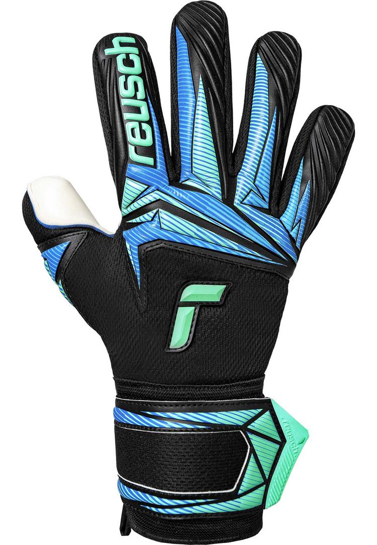 Reusch Reusch Attrakt RE:GRIP NC Torwarthandschuhe - 7272 black/ocean light - 0 | SportScheck